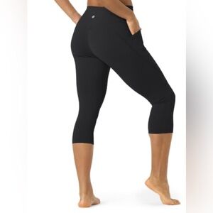 Marika Sport Black Cropped Leggings Size Medium